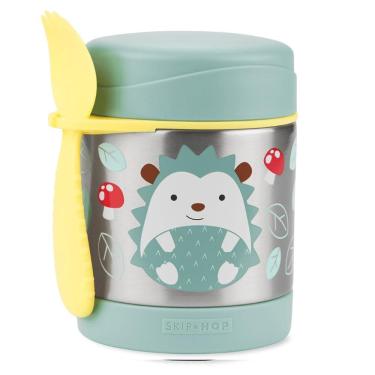 Imagem de Pote Térmico Com Talher Skip Hop Zoo Porco Espinho Verde