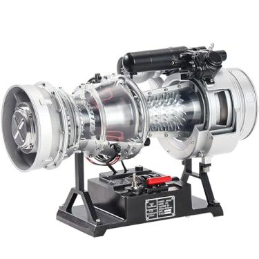 Imagem de Black Hawk Helicóptero T-700 Motor Turboshaft - Kit de Modelo de Aeronave Militar, Exibição de Metal para Colecionadores de Aviação, Decoração com Tema Tecnológico