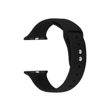 Imagem de Pulseira Para smartWatch APP 42 mm Preto Liso Conforto e Estilo