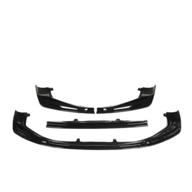 Imagem de Kit de 3 peças de fibra de carbono para para-choque dianteiro, difusor, spoiler, queixo, compatível com Lexus IS250/350/200T/300 AWD F-Sport 2014-2016(Glossy Black)