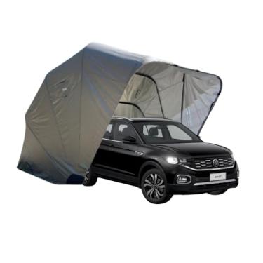Imagem de Garagem Retrátil Tcross Iglucar Aluminizada – Linha Mar de Prata | Cobertura Dobrável para Carro com Proteção UV, Contra Chuva, Sol e Poeira | Alta Resistência- M