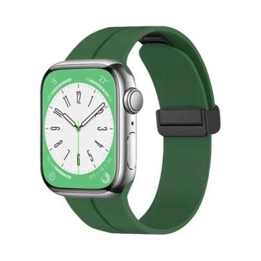 Imagem de Pulseira Magnética De Silicone De 49mm 45mm Para Apple Watch Ultra Sér