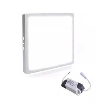 Imagem de 2X Painel Plafon 15X15 12W Led Quadrado Sobrepor Bivolt