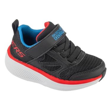 Imagem de Skechers Tênis masculino Go Run Elevate 2.0, Preto/vermelho/azul., 9 Toddler