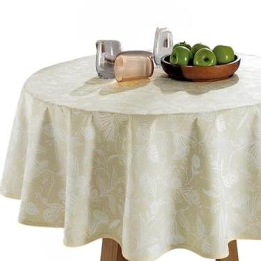 Imagem de Toalha de Mesa Redonda 4 Lugares Limpa Fácil Döhler (Graça)