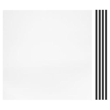 Imagem de PATIKIL Furo de malha de poeira de 50 x 50 cm, 0,1 cm, 1 conjunto de filtro de poeira de PVC para refrigerador de computador, filtro de poeira, grade com tira magnética para ventilador de computador à