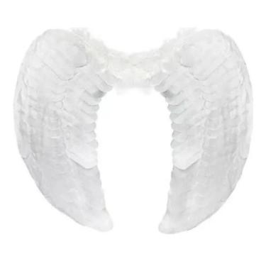 Imagem de Asa De Anjo Infantil Branca 45x35 Cm Fantasia de Cupido Querubim - CM 