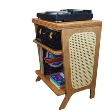 Imagem de Estante Rack Para Discos de Vinil LPs, Rack Para Toca Discos, Porta Disco Vinil, Estante de Discos, Armazenamento de LPs, Organizador Porta-Discos