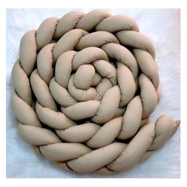 Imagem de Trança Protetora De Mini Berço De Bebê 2,50m - Lisas - Carinha de Anjo