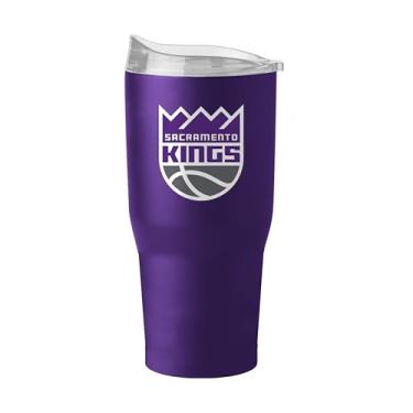 Imagem de FANMATS Copo de aço inoxidável NBA Sacremento Kings 850.5 g – Acabamento em pó durável – Cabe na maioria dos porta-copos, copo NBA oficialmente licenciado – Mantém bebidas quentes e frias