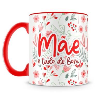 Imagem de Caneca Personalizada Mãe é Tudo de Bom - Porcelana Brilhante com Alça 