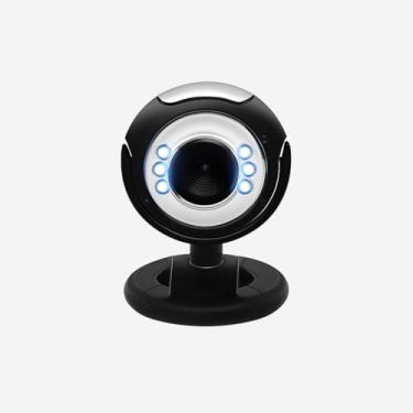 Imagem de Webcam HD 720p Mini Câmera para PC e Notebook com Microfone Integrado, Plug & Play USB – Imagem Nítida e Áudio Claro – Ideal para Aulas, Reuniões e Streaming