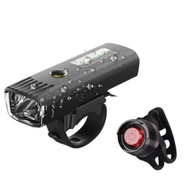 Imagem de Lanterna Traseira Para Bicicleta,Ipx-4 à Prova D'áGua, Sensor De Luz Inteligente, Com Luz Indicadora De Bateria, Adequado Para Todas As Bicicletas E Mountain Bikes