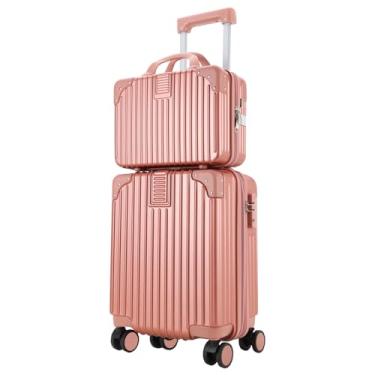 Imagem de Mala de Bordo 10kg com frasqueira de viagem feminina Bagagem de Mão Expansivel Aprovada ANAC com 4 Rodízios removíveis 360° Cadeado AntiFurto TSA Mala de Viagem pequena com zíper à prova de explosão