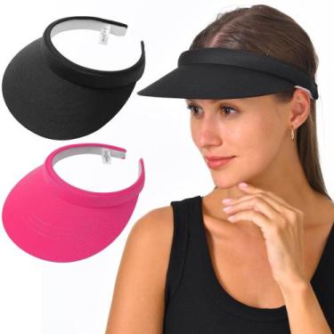 Imagem de Boné com viseira solar Kejea Wide Brim Summer UV Protection, pacote co