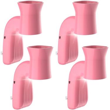 Imagem de Zoblise 3 peças de plugue de fragrância de parede com luz noturna, compatível com flores de parede Bath and Body Works, difusor de plugue giratório, difusor de óleo essencial elegante para um