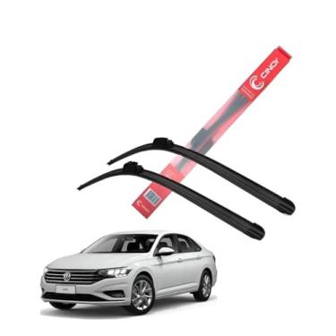 Imagem de Jogo Palheta Limpador De Parabrisa Jettaa 2018 2019 2020 2021 2022 2023 2024 2025 Encaixe específico