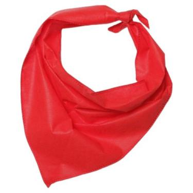 Imagem de Lenço de Pescoço Liso para Festa Junina Caipira Bandana Quadrilha São 