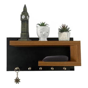 Imagem de 2X Suporte Porta Chaves Parede Multiuso Organizador Decorati