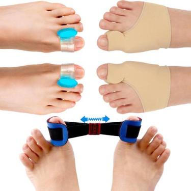 Imagem de Kit 5 pçs Protetor Corretor Joanete alivio da dor Cód-117 - SWG, BEGE-