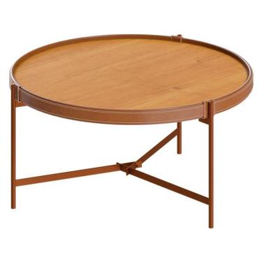 Imagem de Mesa De Centro Aqua Grande Nature Cobre - Imcal