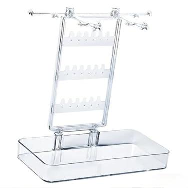 Imagem de Organizador Suporte Porta Joias e Bijuterias Acrílico 1 Gaveta Anéis Colar Brinco(1 UND TRC1017)