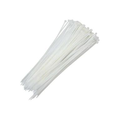 Imagem de Abraçadeira De Nylon Western 3,6X150Mm C/100 Branco 126-1, Branco, 3,6