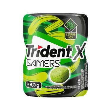Imagem de Chiclete Trident Citrus Garrafa 48g - Caixa com 6 Unidades