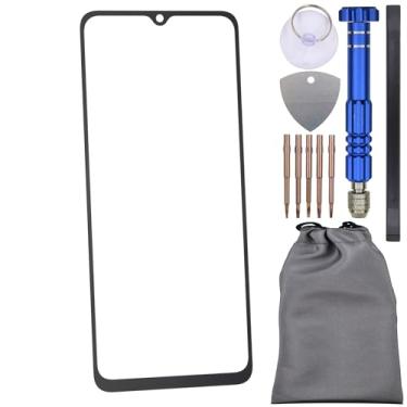 Imagem de Substituição de tela de vidro com adesivo OCA para Xiaomi Poco C61 preto vem com ferramenta de desmontagem