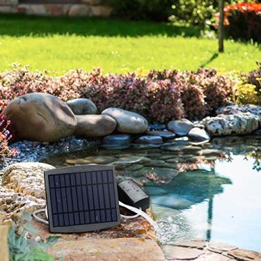 Imagem de Bomba de Oxigênio para Aquário Solar Ar Estojo com Pedra Bolhas