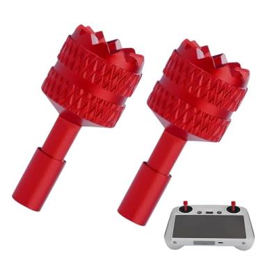 Imagem de 2 Pack Mini 4 Pro/Mini 3 Pro Joysticks 2 Pairs Aluminum for DJI RC/RC2 Control Sticks for DJI Mini 3/Mini 3 Pro/Mini 4 Pro/Mavic 4 pro/Mavic 3/3 Pro/Mavic 3 Cine/3 Pro Cine/Mavic 3 Accessories(Red)