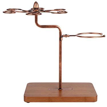 Imagem de LiebeWH Suporte de Vidro para Secagem de Vinho, Bancada, Decantador, Copo, Garrafa, Armazenamento, Cozinha, Bar, Decoração de Mesa, Artístico, Elegante, Autônomo, Prateleira, Organizadores de