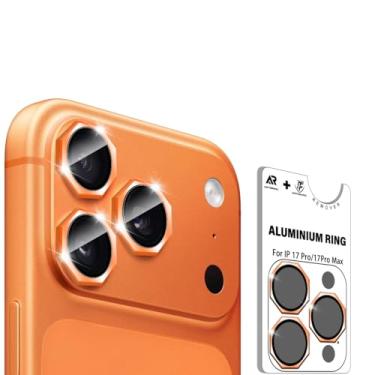 Imagem de BIGFACE Para iPhone 17 Pro Max/17 Pro/16 Pro Max/16 Pro/15 Pro Max/15 Pro/14 Pro Max/14 Pro [Octagon] Protetor de lente de câmera de vidro temperado e metal 9H, visualização HD com gravação noturna