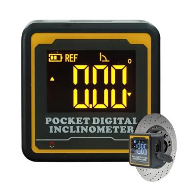 Imagem de Medidor Digital de Ângulo em Graus | Medição de Precisão Serra de Mesa Portátil Esquadrejamento,Medidor Digital de Nível para Marcenaria | para Mecânica Metalomecânica Marcenaria