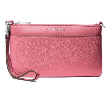 Imagem de Michael Kors Bolsa de pulso conversível Jet Set com zíper médio, jacarandá