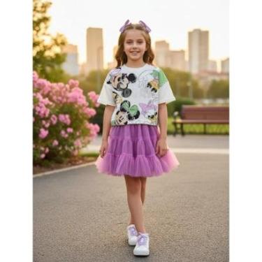 Imagem de Blusa Minnie Mickey Margarida e Pato Donald Animê-Feminino