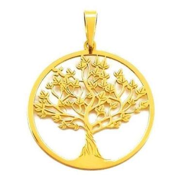 Imagem de Pingente Grande Arvore Da Vida Em Ouro 18k - Gift