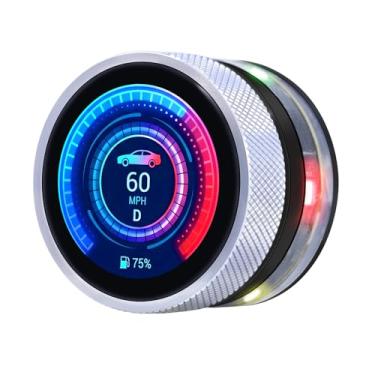 Imagem de ELECROW Tela rotativa ESP32 240 x 240-1,28 polegadas HMI IPS placa de desenvolvimento de tela sensível ao toque com botão redondo, WiFi 2,4 G e tela sensível ao toque BLE, compatível com Arduino IDE e