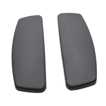 Imagem de Esquirla Conjunto de 2 Apoios de Braço de Substituição para Cadeira de Escritório, Almofadas Resistentes ao Desgaste com Orifício de Montagem para Cadeira com