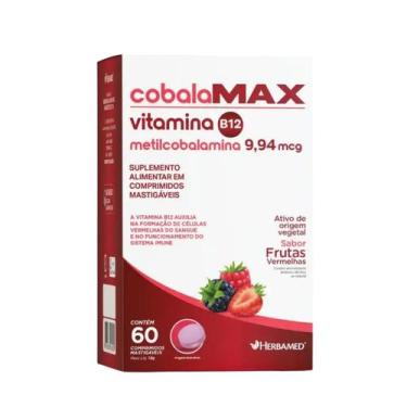 Imagem de Cobalamax Metilcobalamina Herbamed B12 Ativa C60 - Herbamed Laboratori