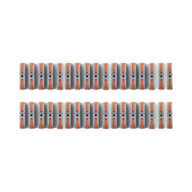 Imagem de Conectores De Fio Tipo Alavanca Em Pacote a Granel, Terminais Elétrico