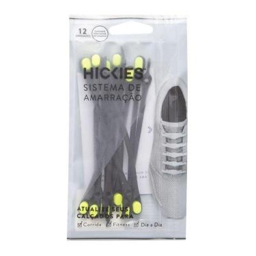 Imagem de Cadarço De Silicone Elástico Kit Com 12Pçs Hickies-Unissex