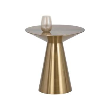 Imagem de Mesa de centro de metal para sala de estar, pequena mesa redonda, mesa lateral removível, mesa de centro ao lado do sofá, aparador, mesa quadrada, mesa de canto de cabeceira, mesas centrais (M)