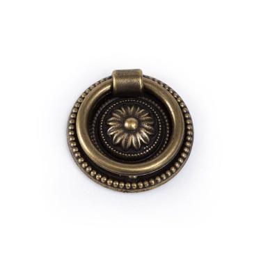 Imagem de Kit 1 Puxador De Metal Vintage Para Cômoda Puxador Colonial