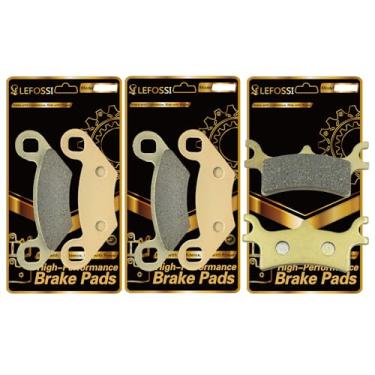 Imagem de LE LEFOSSI Pastilhas de freio compatíveis com Polaris Sportsman 400/450/500/600/700/800 2002, 2003, 2004, 2005, 2006, 2007, 2008, 2009, resistentes ao calor para Sand Creeks, lama e cascalho FA159F