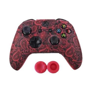 Imagem de Capa Protetora De Silicone Camuflada Com Grips Para Controle Xbox One 