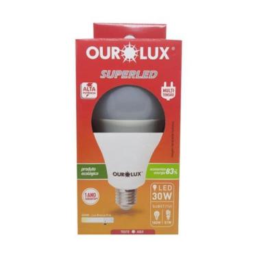 Imagem de Lâmpada Alta Potência 30W SUPERLED E27 Branco Frio 6500K - Ourolux
