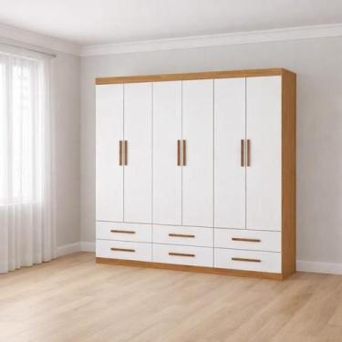 Imagem de Guarda Roupa 6 Portas 6 Gavetas Unique -Grand Line