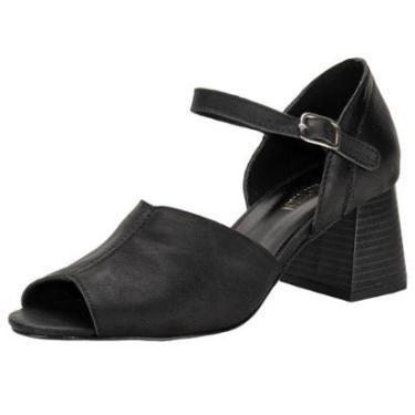 Imagem de Sandália Feminina Salto Grosso Miss Western 14005-Feminino