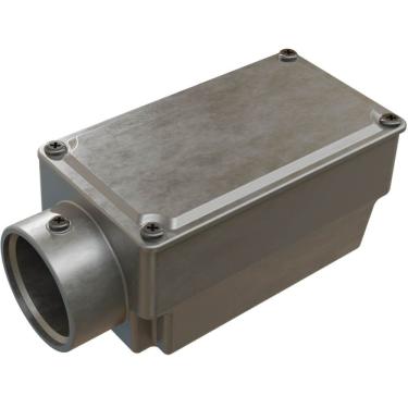 Imagem de Caixa de Derivação Fixa Conduletzel Sem Pintura Tipo E de 1.1-2 com Tampa E012030065 Wetzel Caix